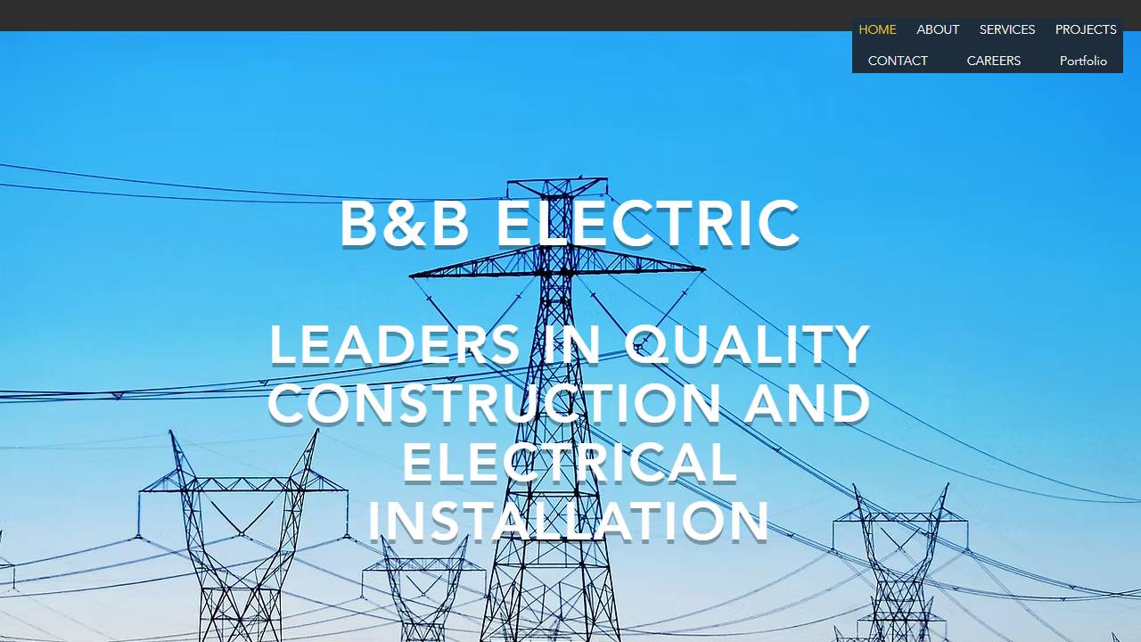 Screenshot of B & B Building Systems, Inc. website
