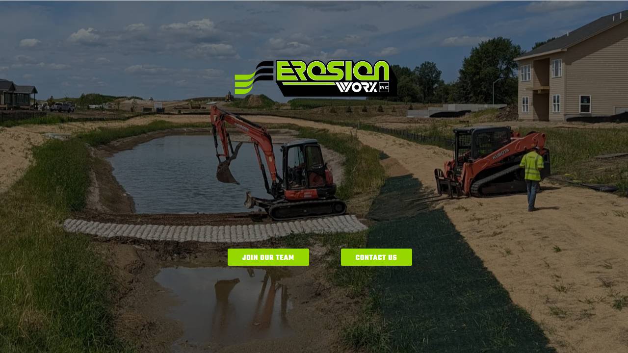 Screenshot of Erosion Worx, Inc. (ABC) website
