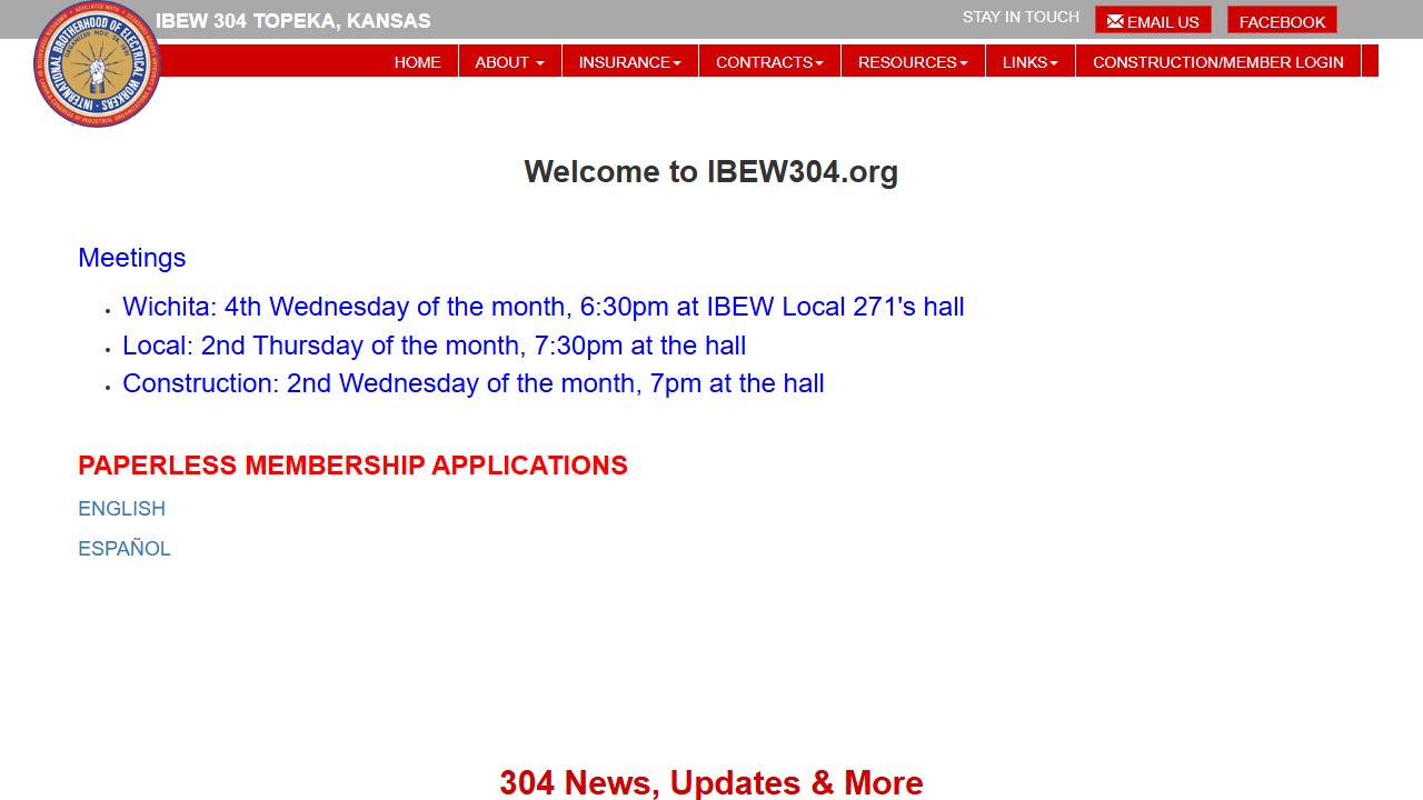 IBEW Local 304 logo