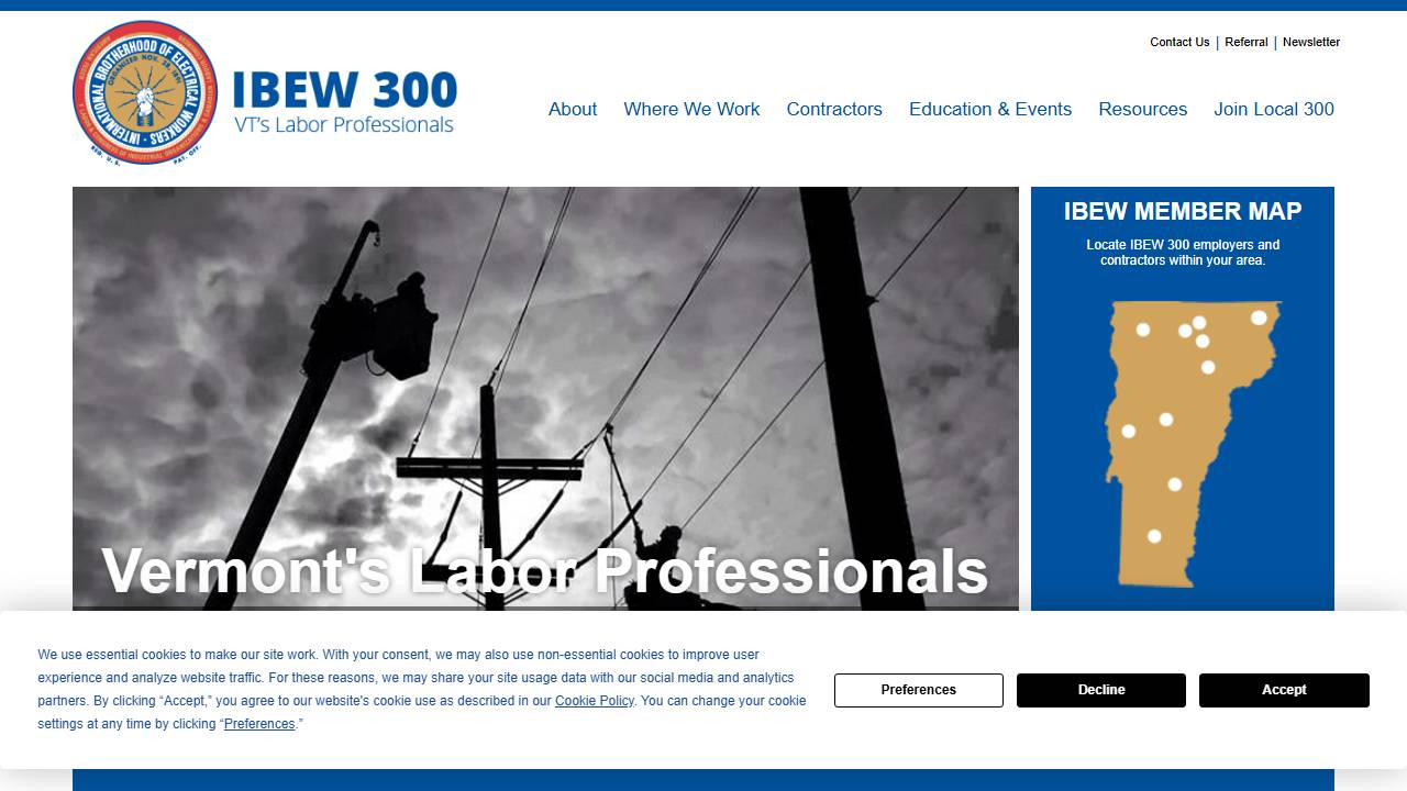 IBEW Local 300 logo