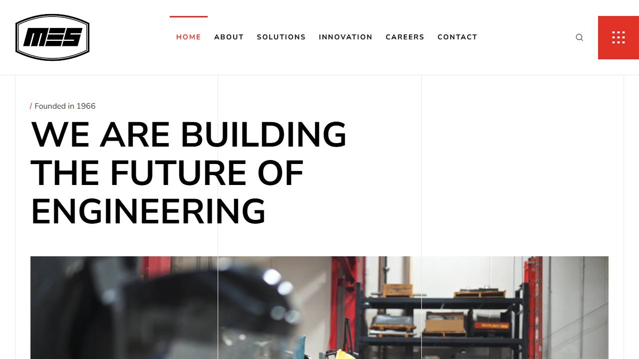 Screenshot of Middleville Engineered Solutions LLC website