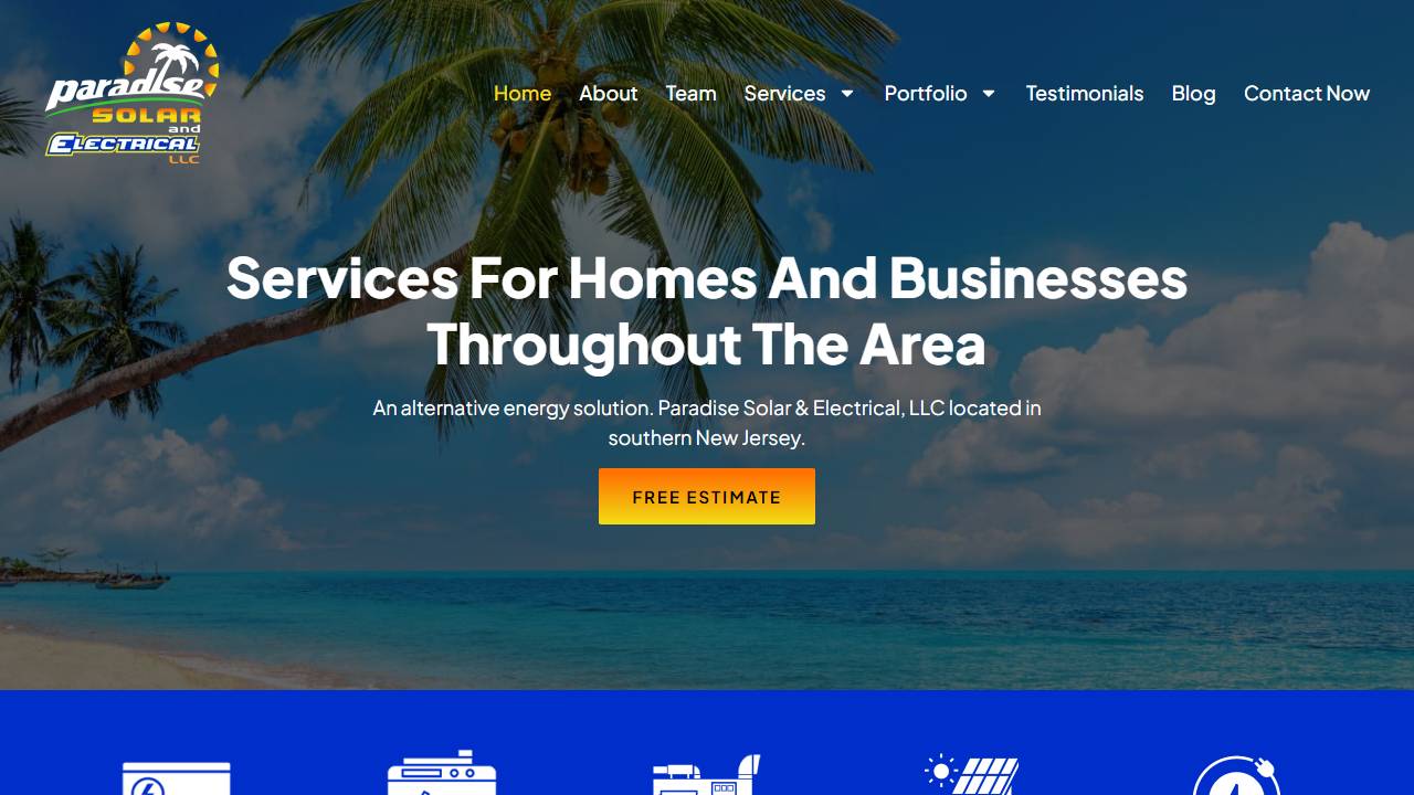 Screenshot of Burlington County Technical Institute website