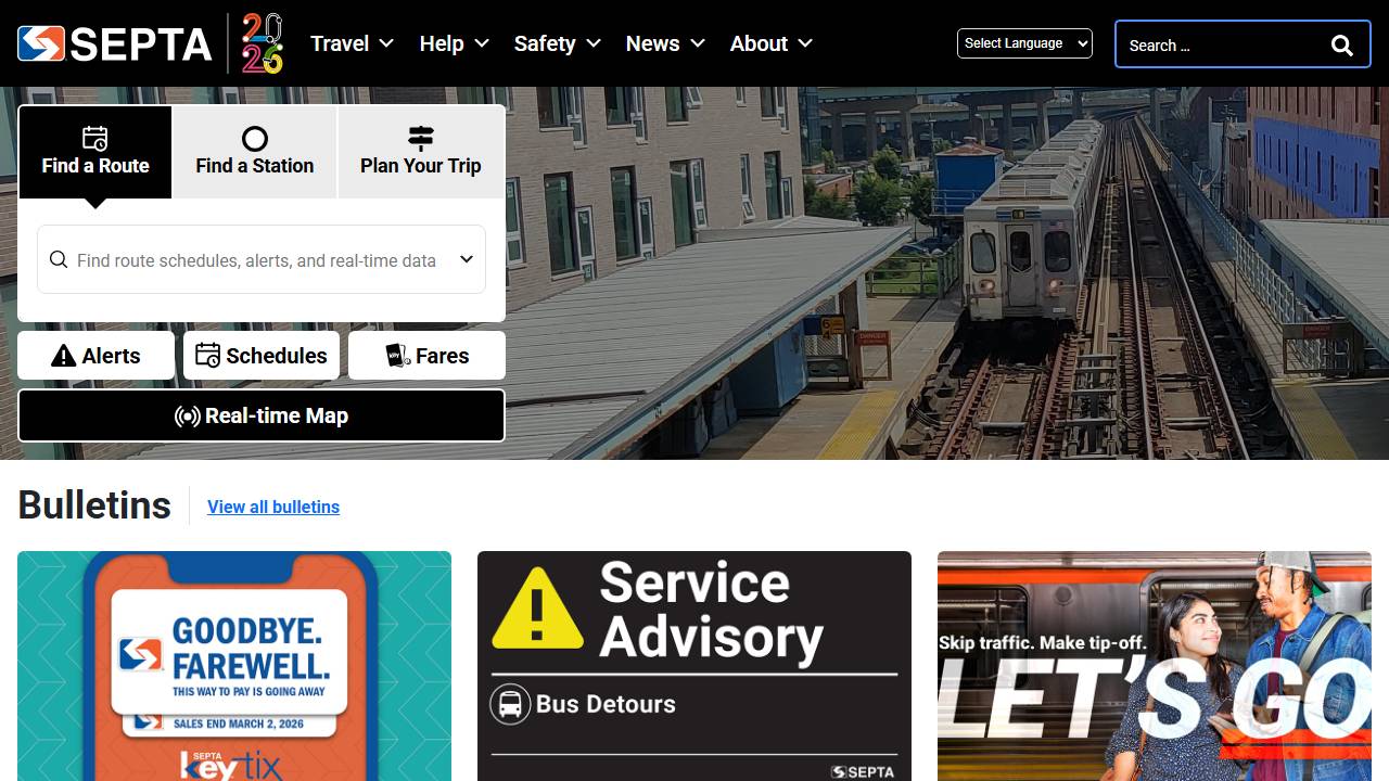 Screenshot of Septa - Twu (2013) website