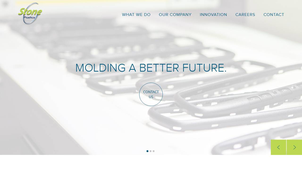 Screenshot of Stone Plastics & Manufacturing, Inc. website