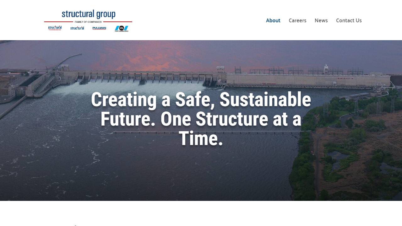 Screenshot of Structural Preservation Systems, LLC website