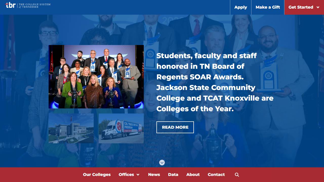 Screenshot of TCAT McMinnville website