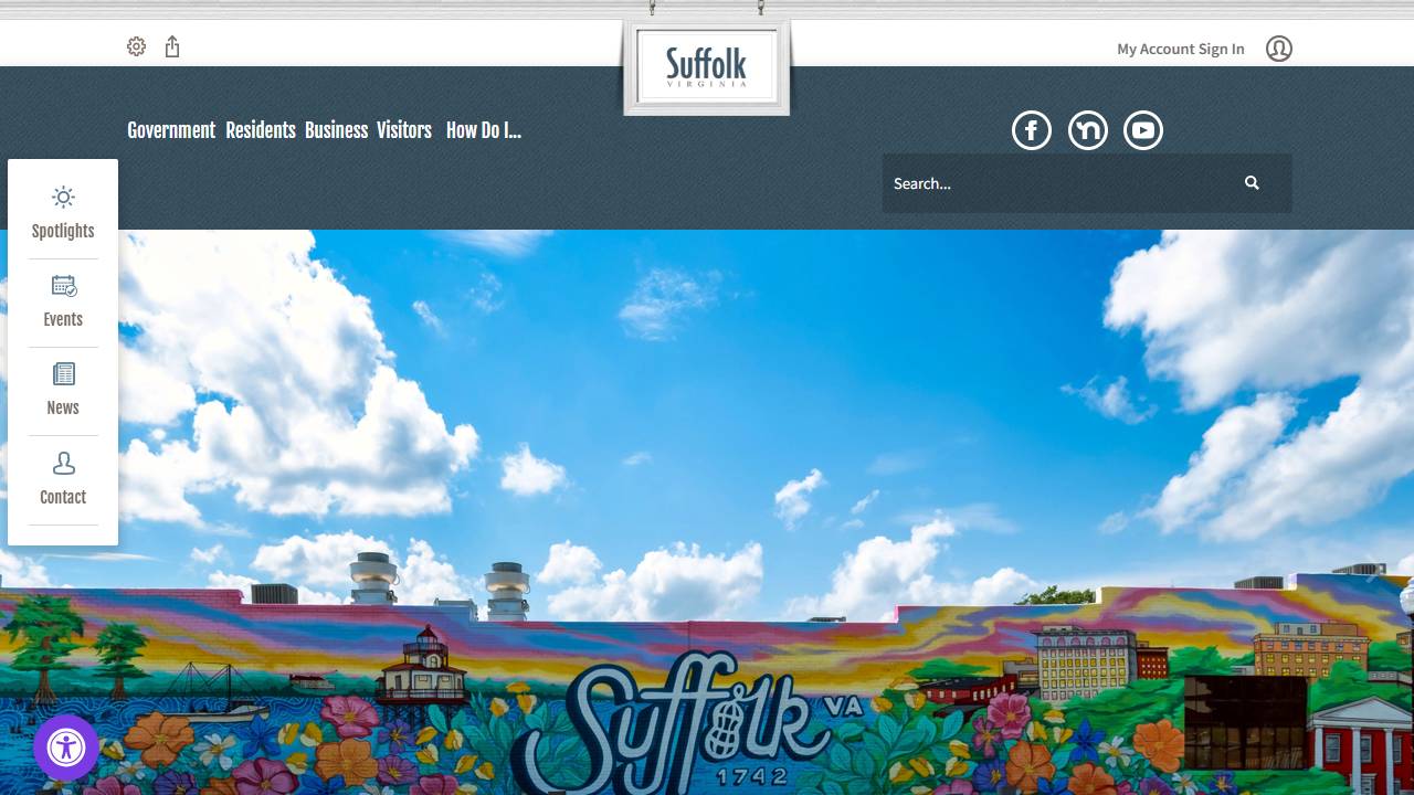 Screenshot of Suffolk Workforce Development Center website
